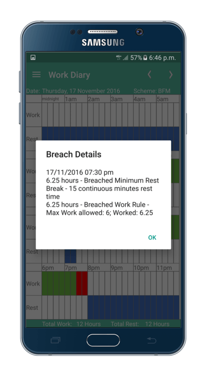 Work Diary Mate for Mobile (Android)