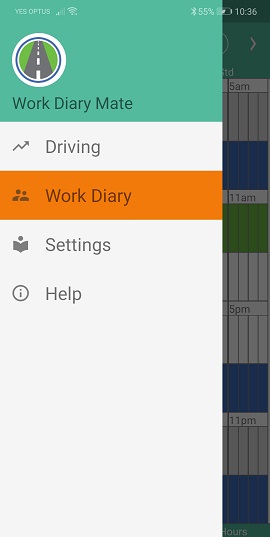 work diary mate mobile