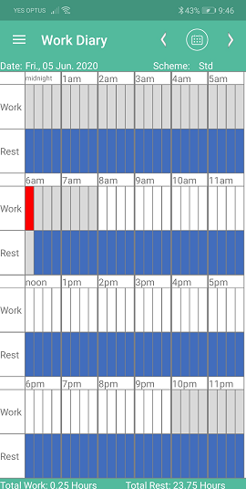 work diary mate mobile